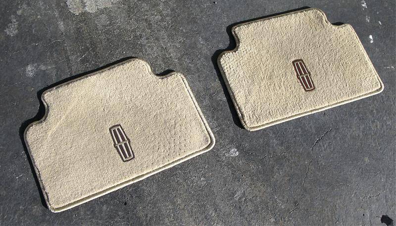 Custom Rear Ls Floor Mats For Sale Camel Color Lincoln Vs