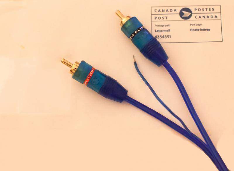 car subwoofer rca cable