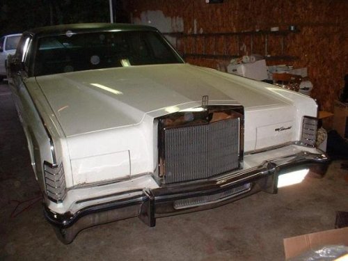 1977 Lincoln Continental "Moby" Classic Boat Car/Luxury Car