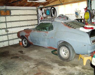 71 AMC Javelin AMX Restoration project, somewhat abandonded