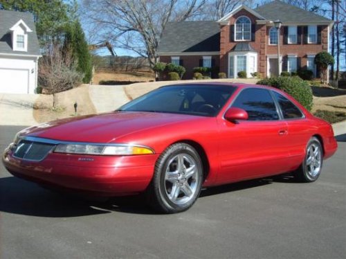 95 Garnett Red Lincoln Mark VIII LSC