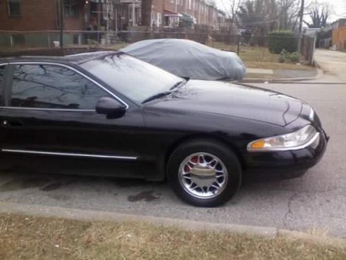 1998 Lincoln Mark VIII LSC Toreador Red LSC on Lgt. Graphite & Blk/Blk base